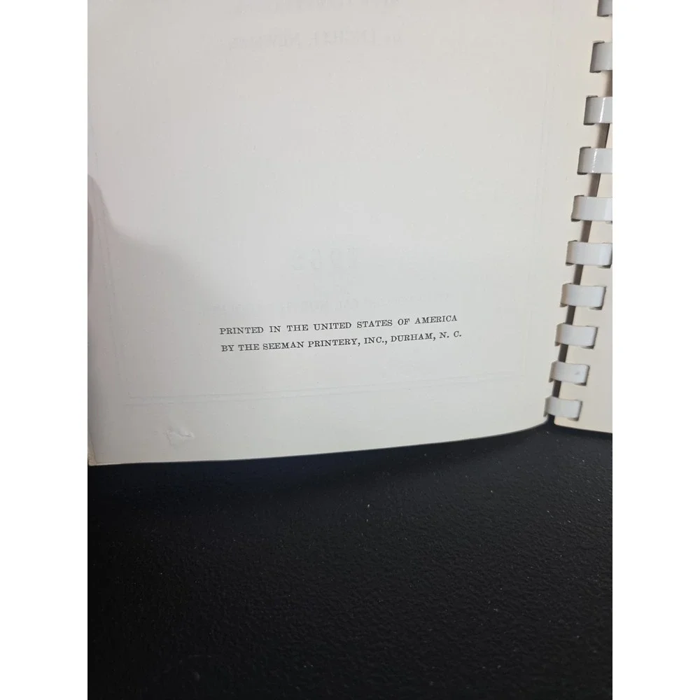 Beth Tartan's Cook Book First Edition 1952 Winston-Salem, North Carolina